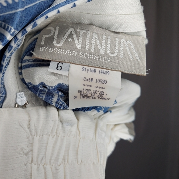 Dorothy Shoelen Skirt Set 6 Cropped Jacket Full A-Line Midi Abstract Floral Y2K - Picture 12 of 15